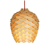 Aurora Desinant Pine Pendant Light