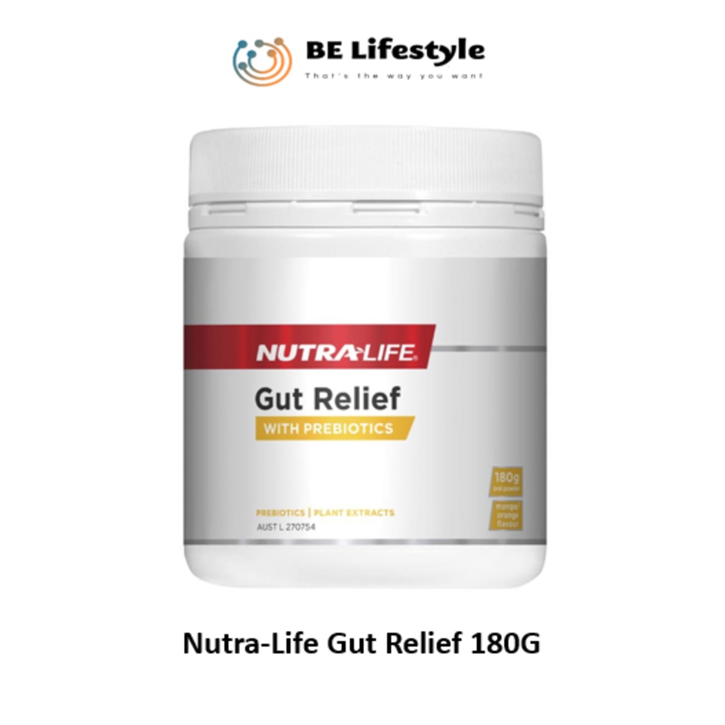 Nutra-Life Gut Relief 180G