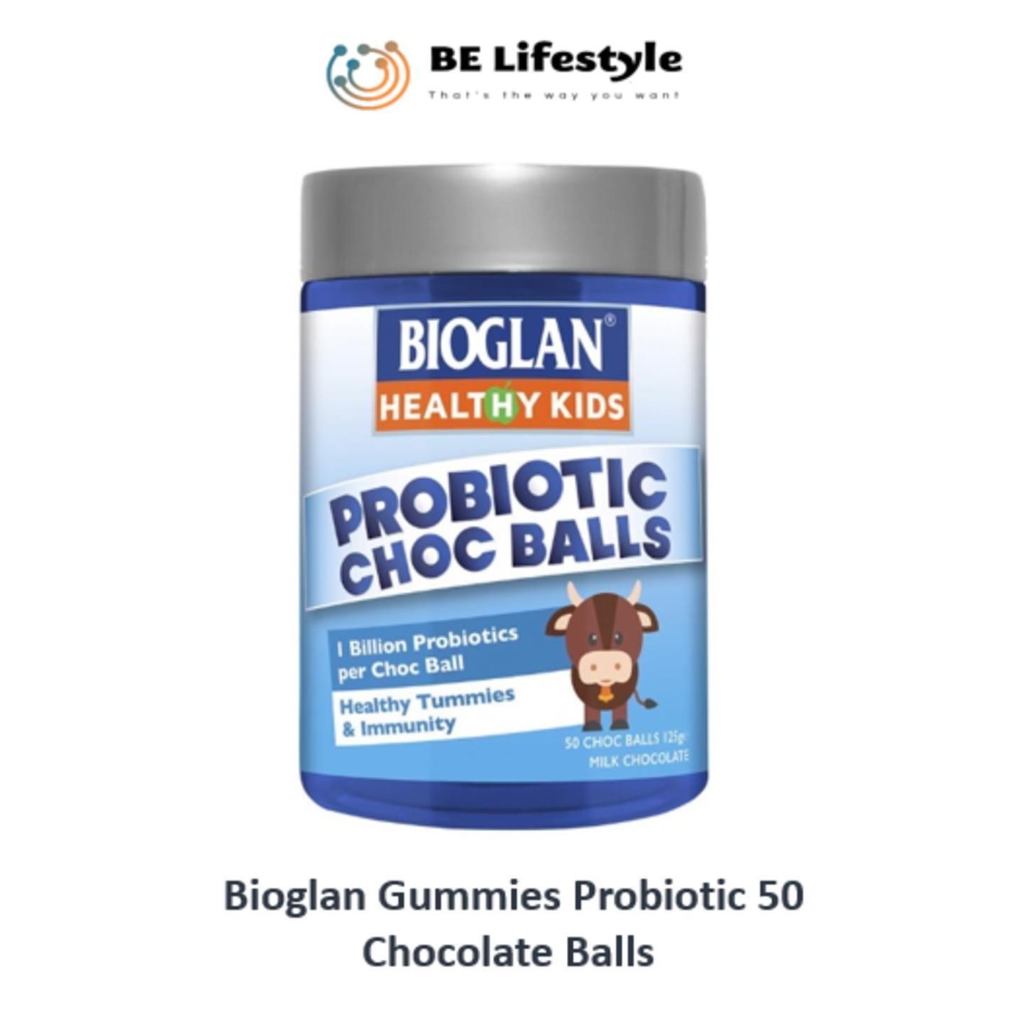 Bioglan Gummies Probiotic 50 Chocolate Balls