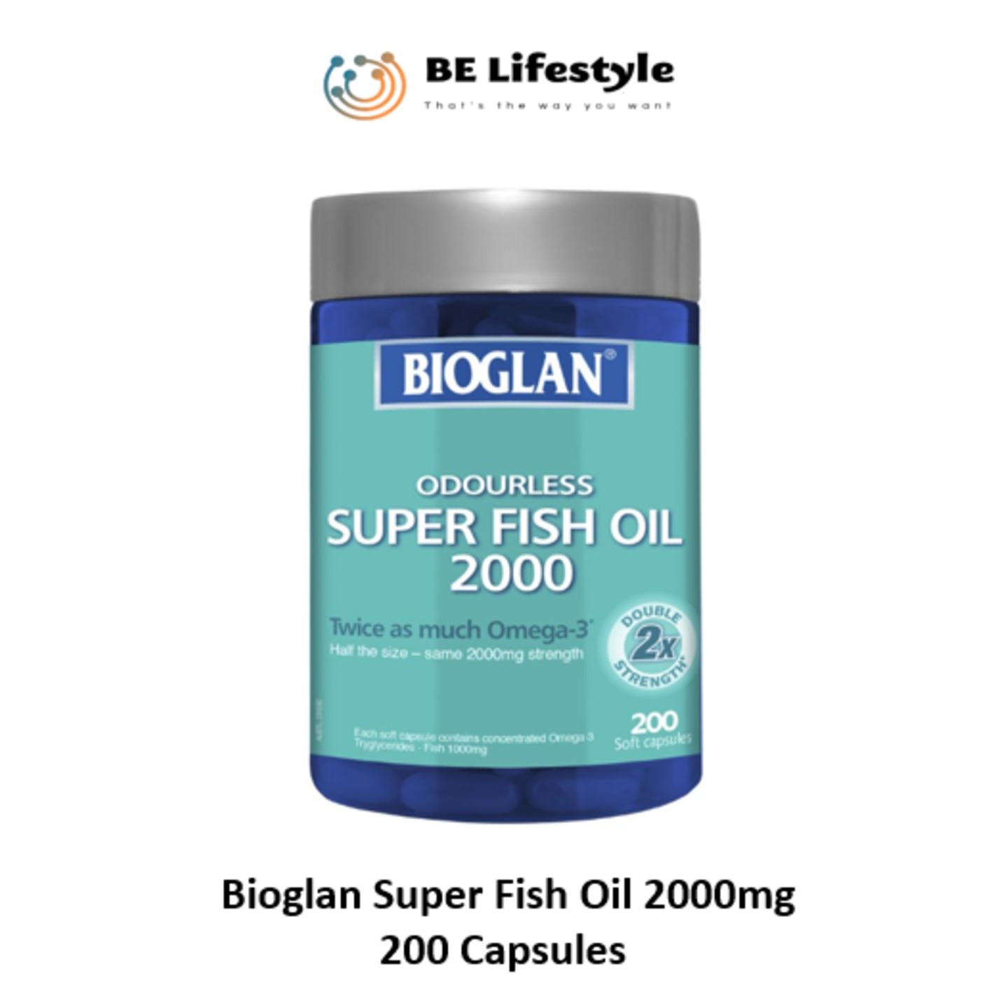 Bioglan Super Fish Oil 2000mg 200 Capsules