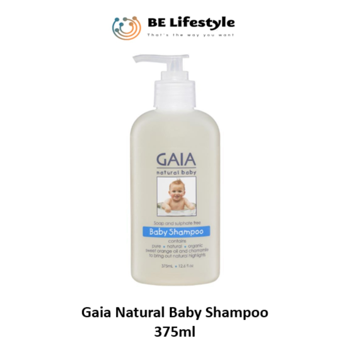 Gaia Natural Baby Shampoo 375ml