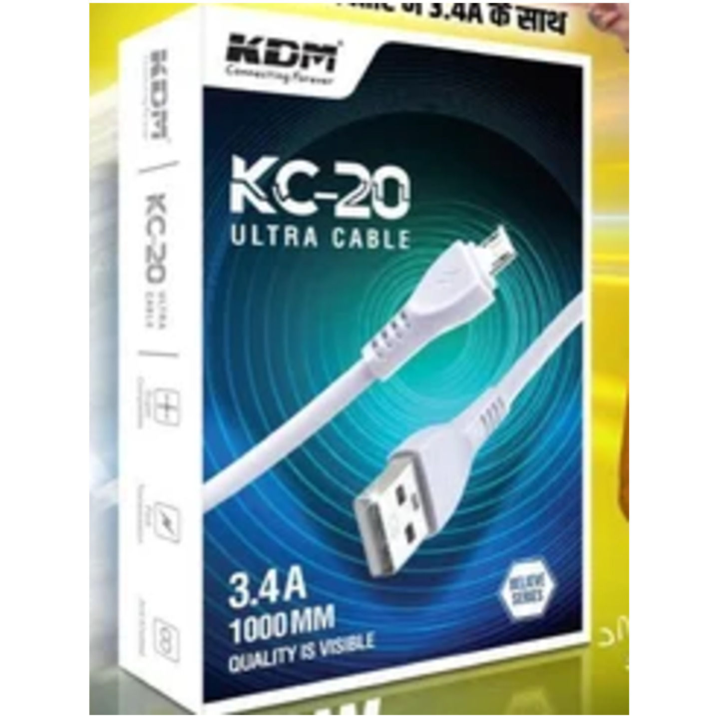 KDM Micro USB Cable KC-20 Ultra ( 3.4 A ) V8