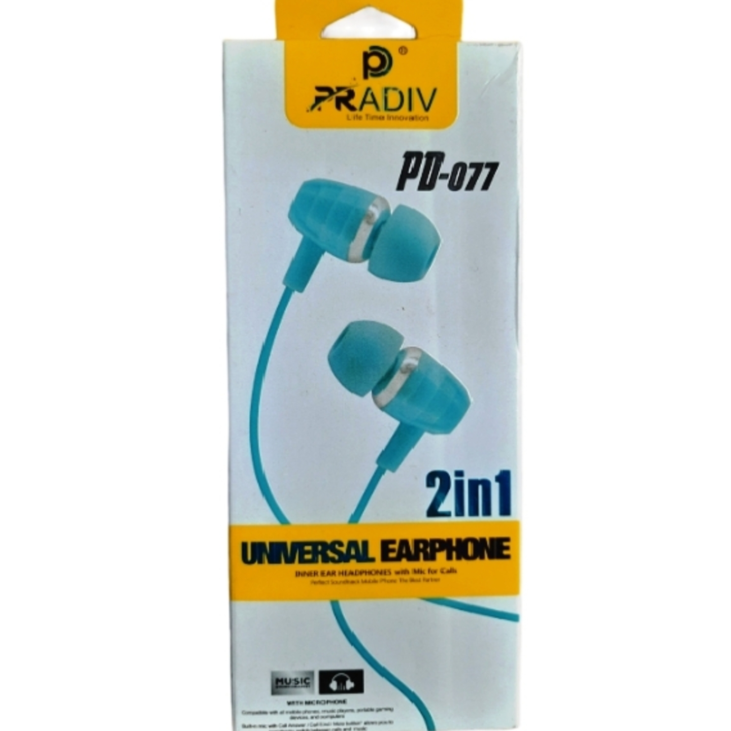 PRADIV  PD-77 Earphones