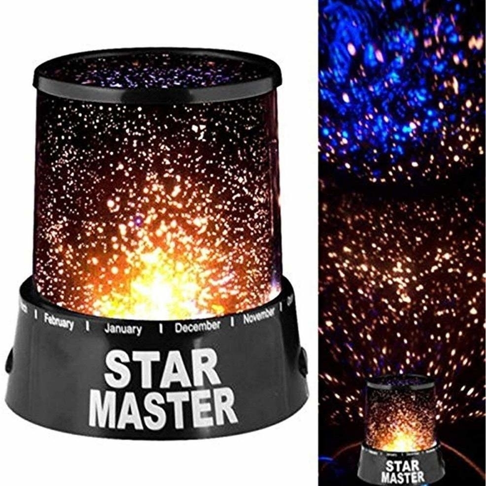 Samyaka 2 PC, LED Star Master Sky Starry Night Light Projector Lamp