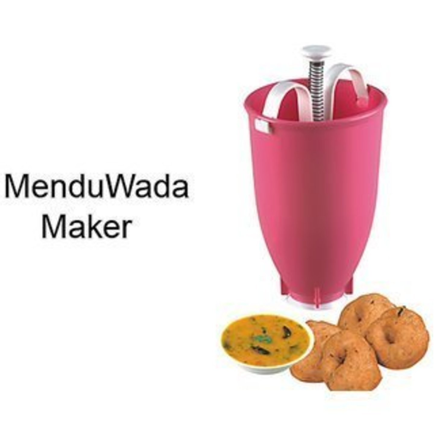 JonPrix Pack of 2 Plastic Deep Fry Medu Vada Donut Maker