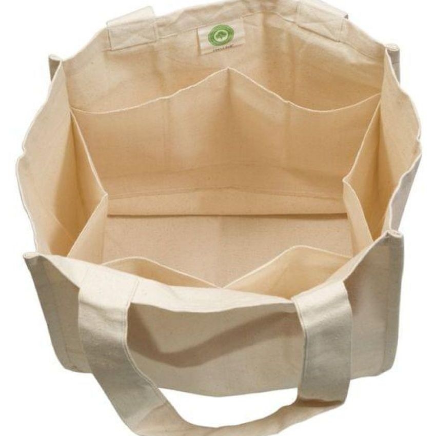JonPrix  Multi Pocket Grocery Bag Cotton