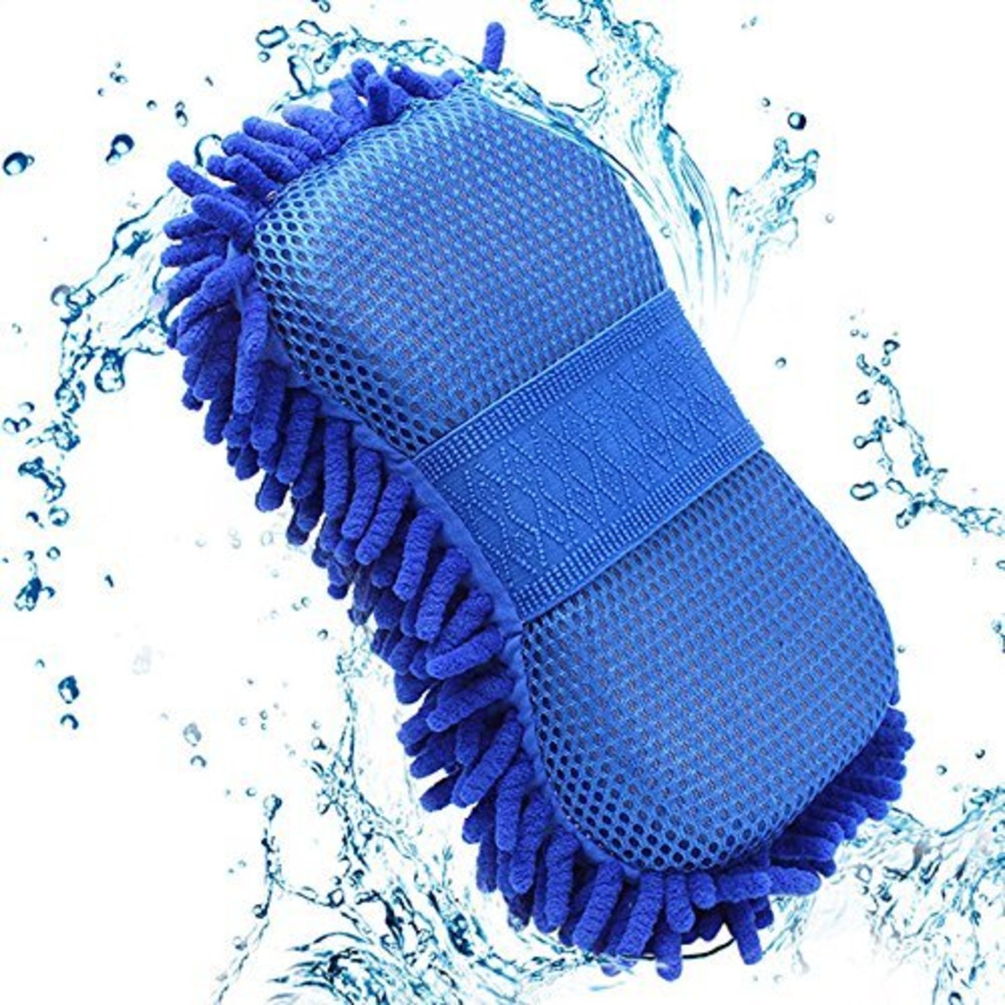JonPrix Wash and Dry 2-in-1 Multipurpose Microfibre Cleaning Sponge,Car Duster