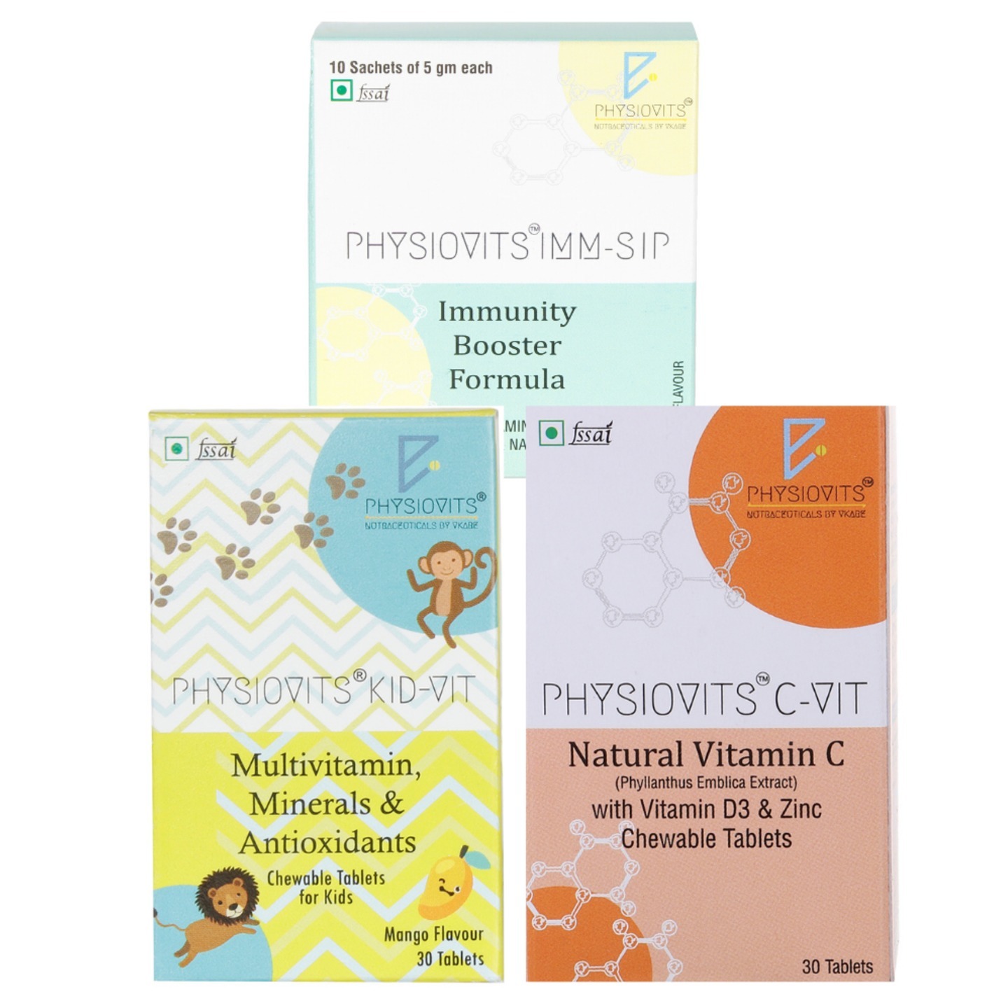 Physiovits Immunity Booster Combo for  Kids