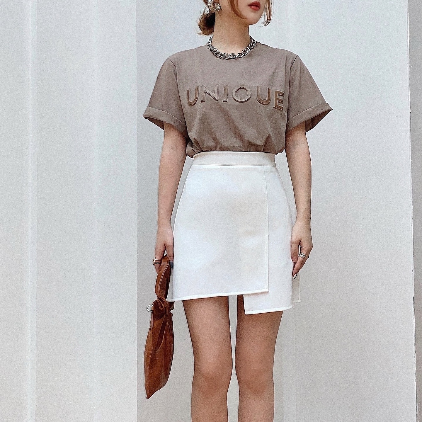 High Waist Skort