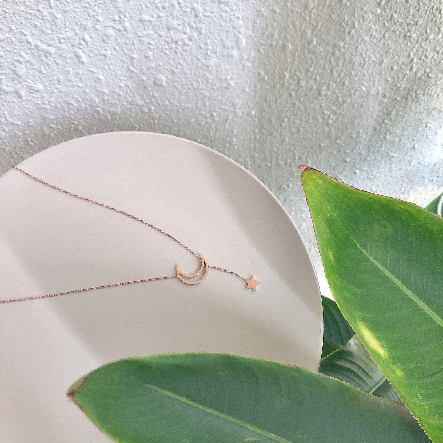 LE LUNA NECKLACEE - ROSE GOLD