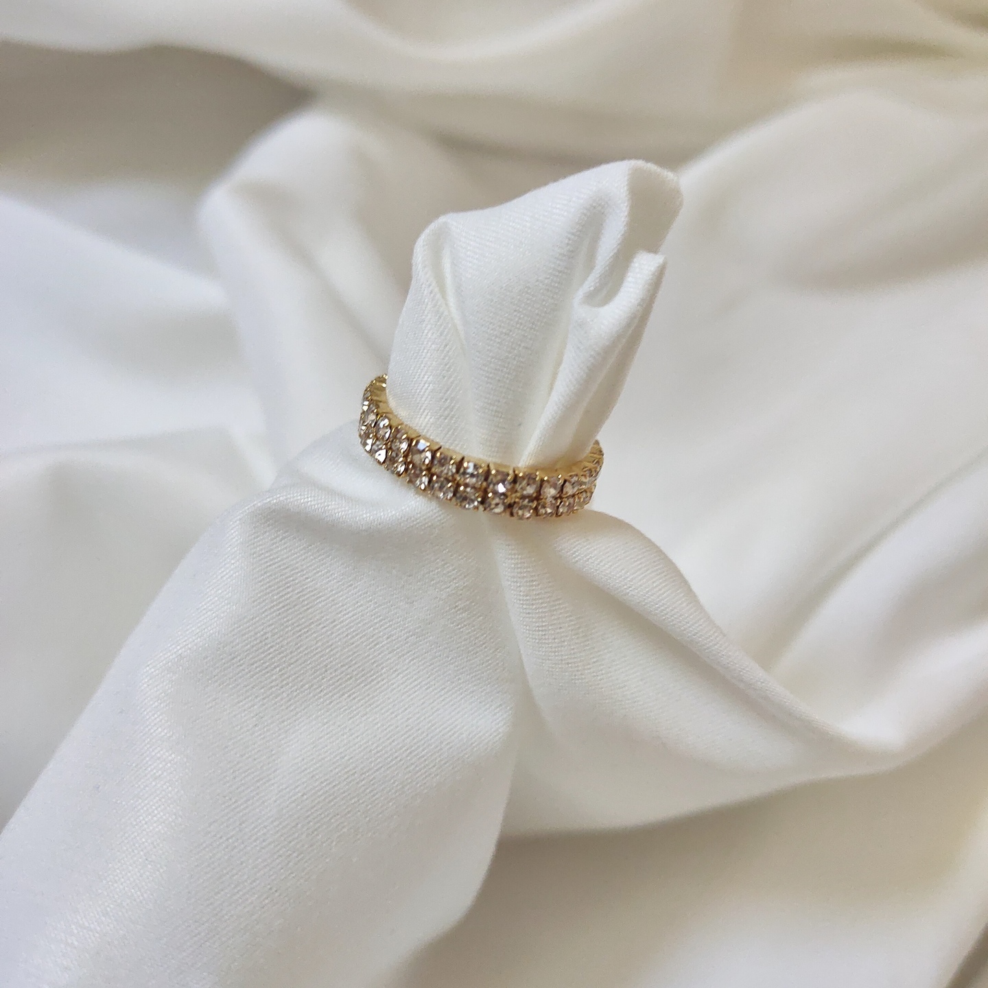 DOUBLE ROW DIAMOND RING