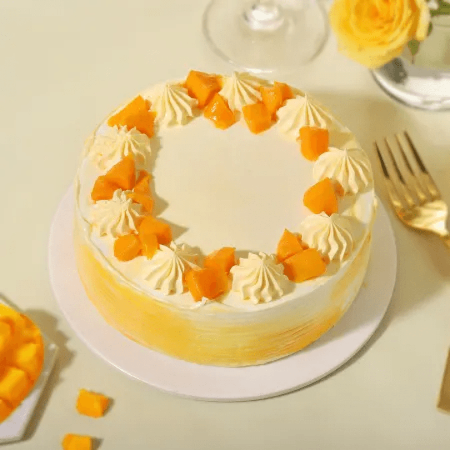 Mangolicious Cream Cake Half kg