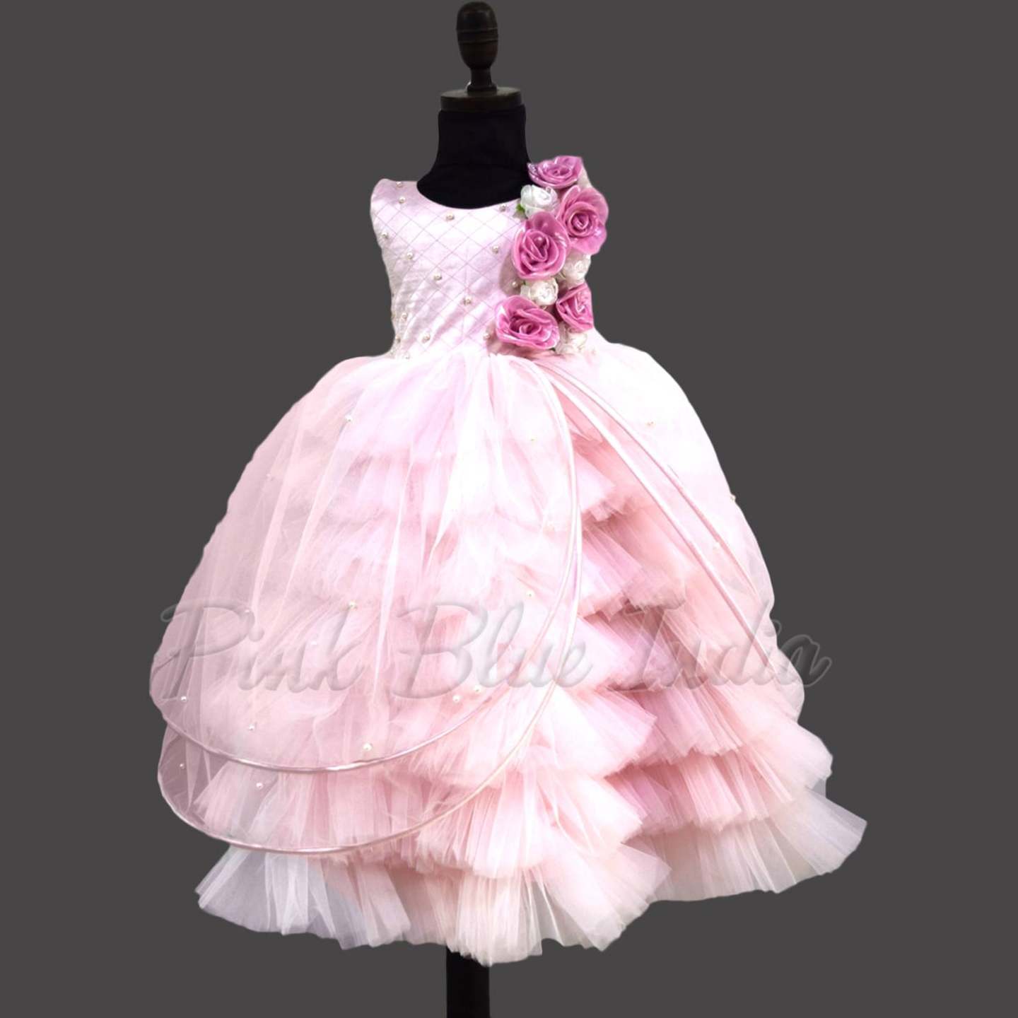 Butterfly Birthday Party Wear Dress for Baby Girl