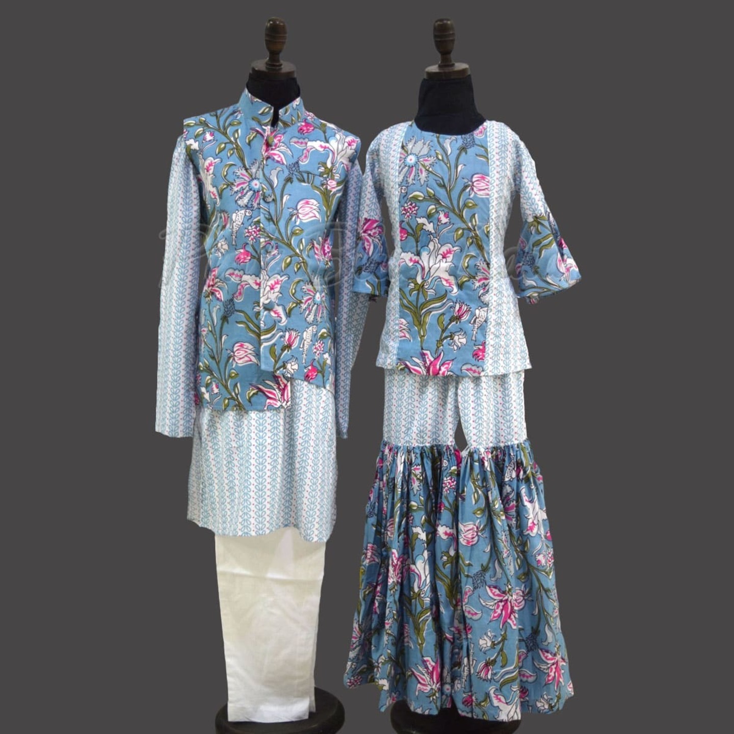 Sibling Combo - Big Little Sibling Indian Ethnic Wear