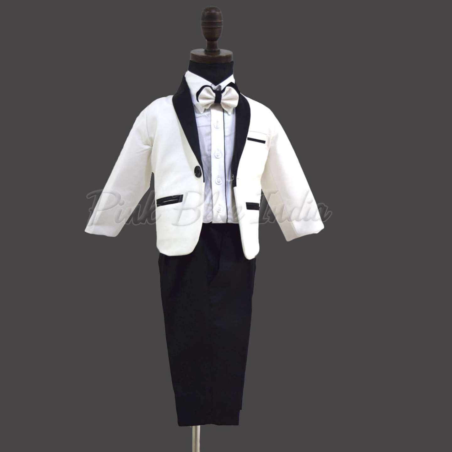 Buy Classic Black & White Tuxedo for Baby Boys Online