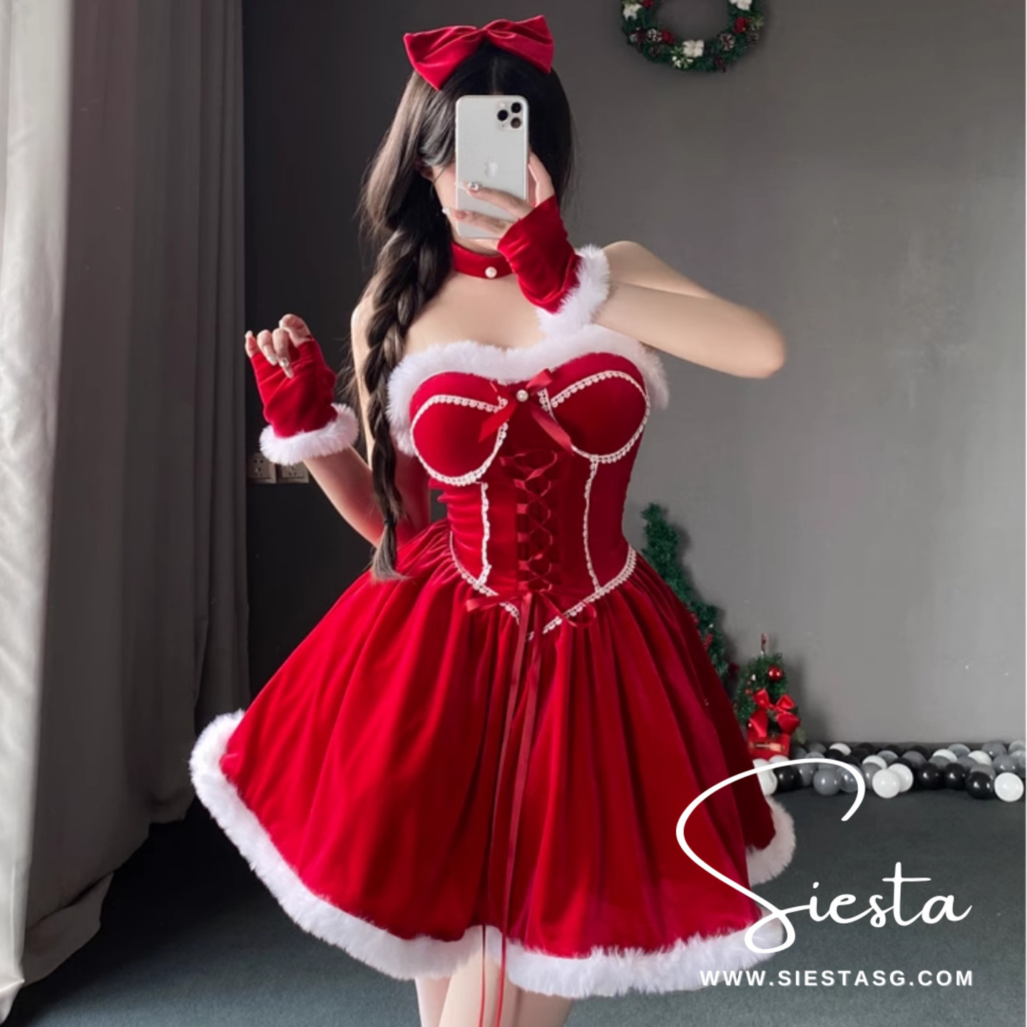 X003 Christmas Party Dress - Premium Set