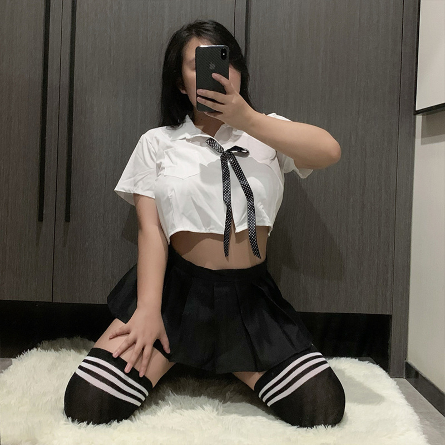 P021 PLUS Size Cheerleader 3XL Cosplay Temptation School Girl Cosplay costume Lingerie Sleepwear Pajamas Sexy