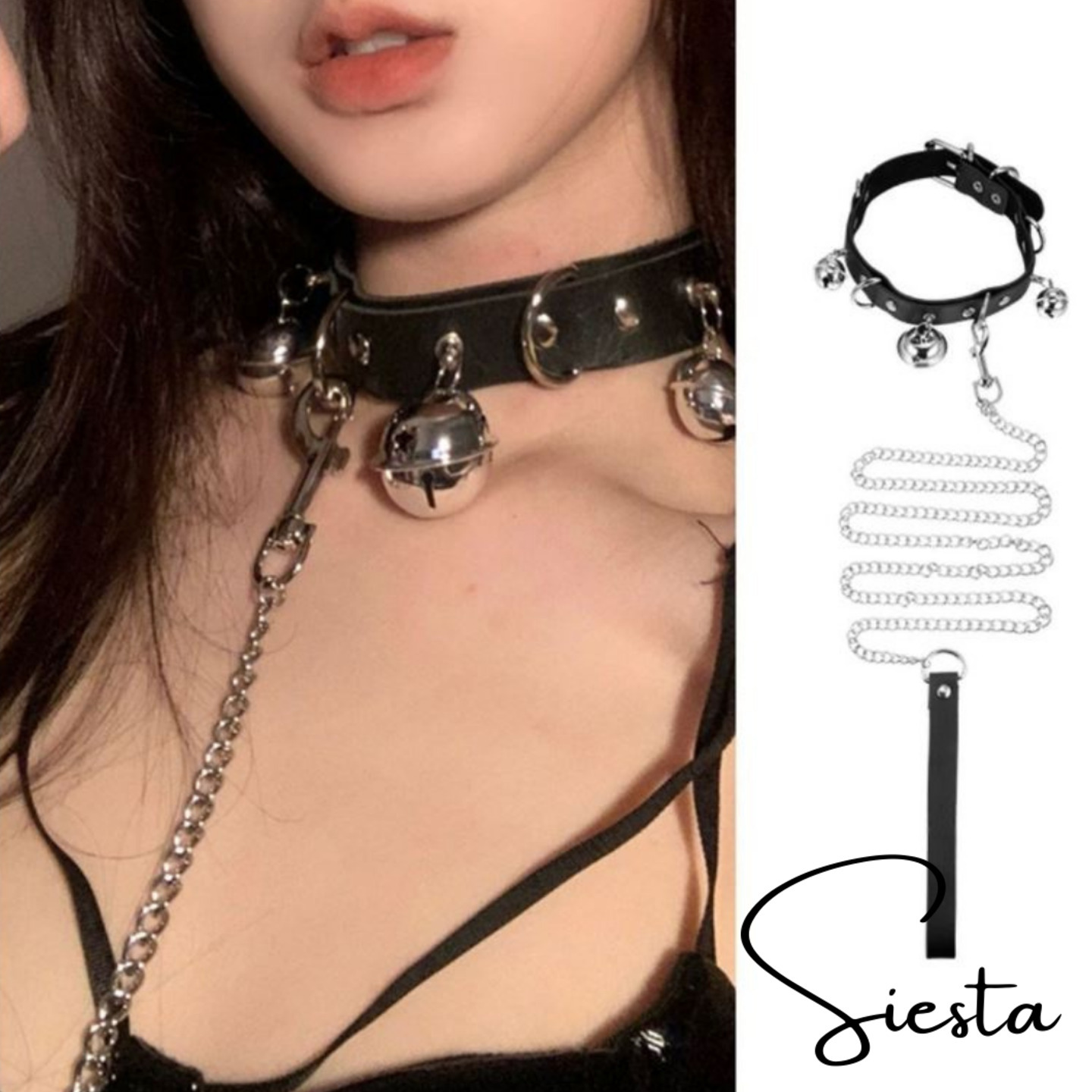 BDSM Chockers  Chain with Bells