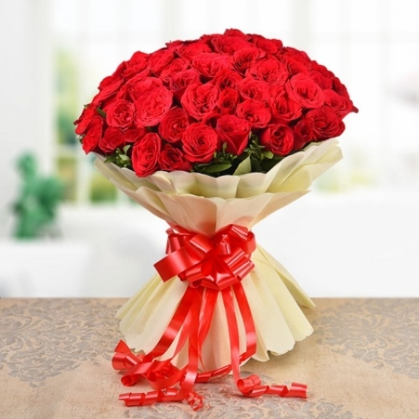 100 Red Roses  Bouquet