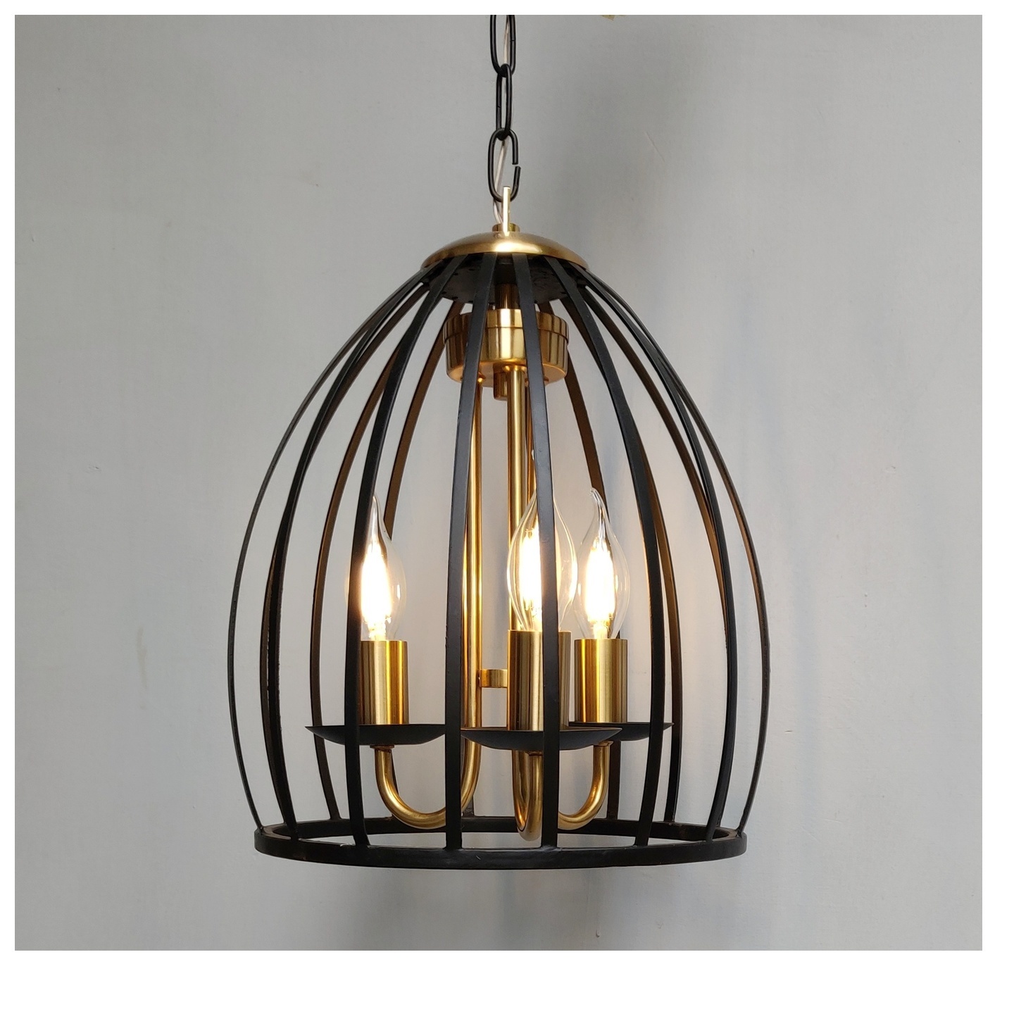 Iron Cage Pendant Light