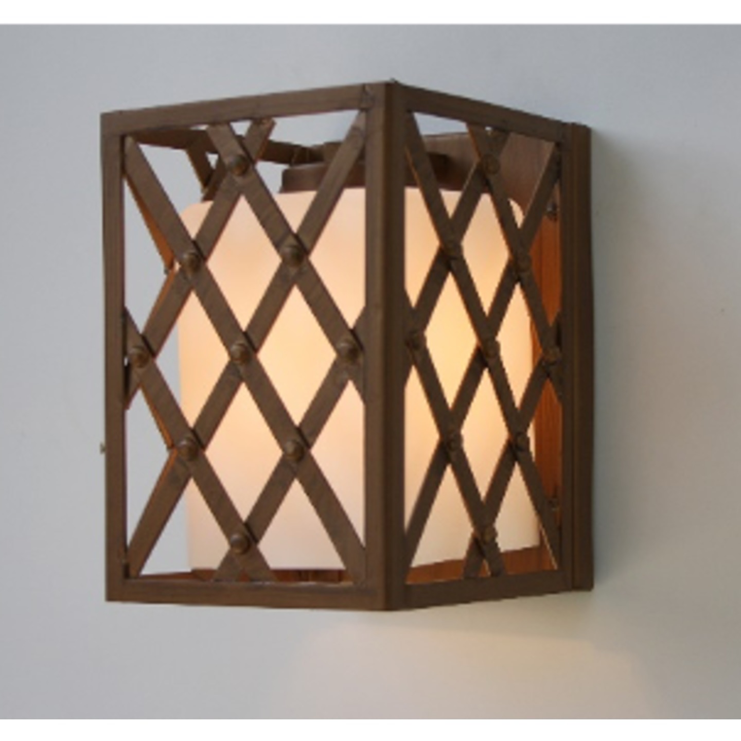 Rustic Crossed Wall Light