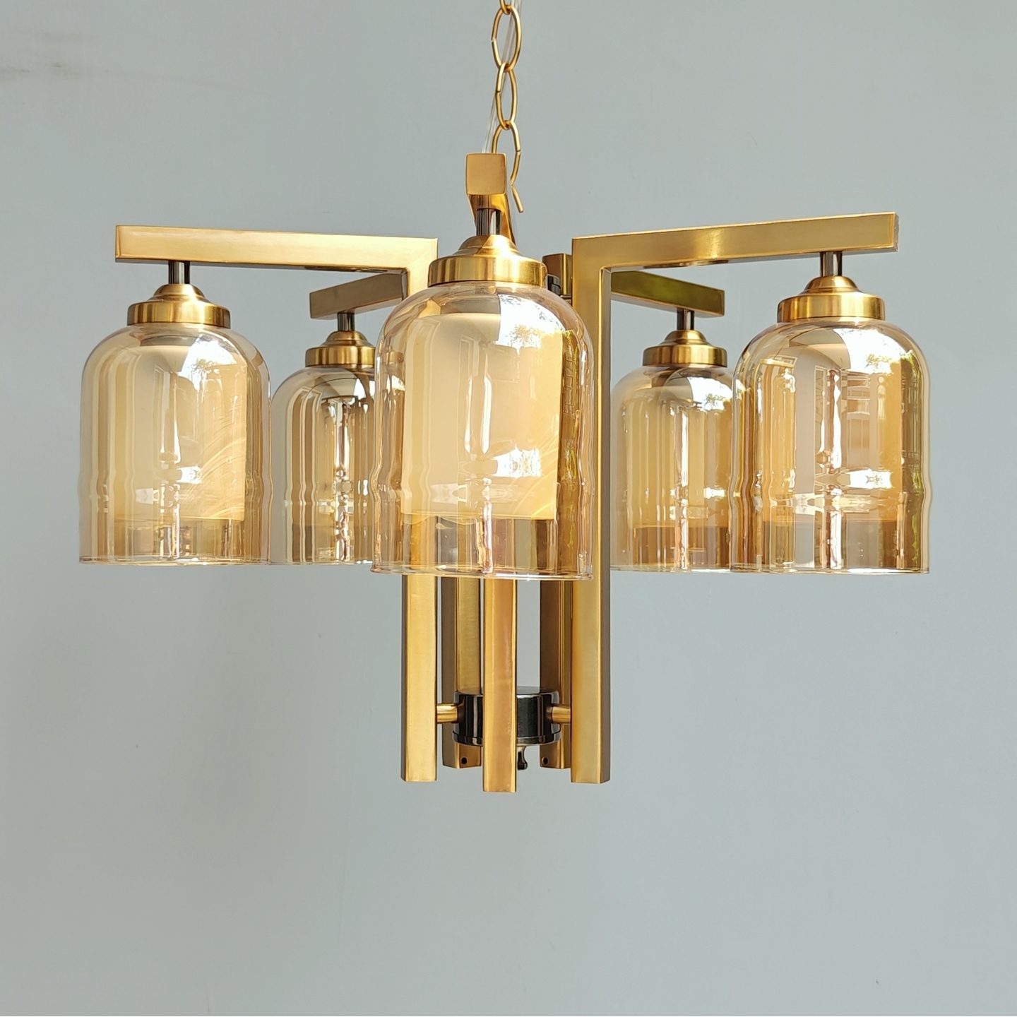 Vena 5 light chandelier