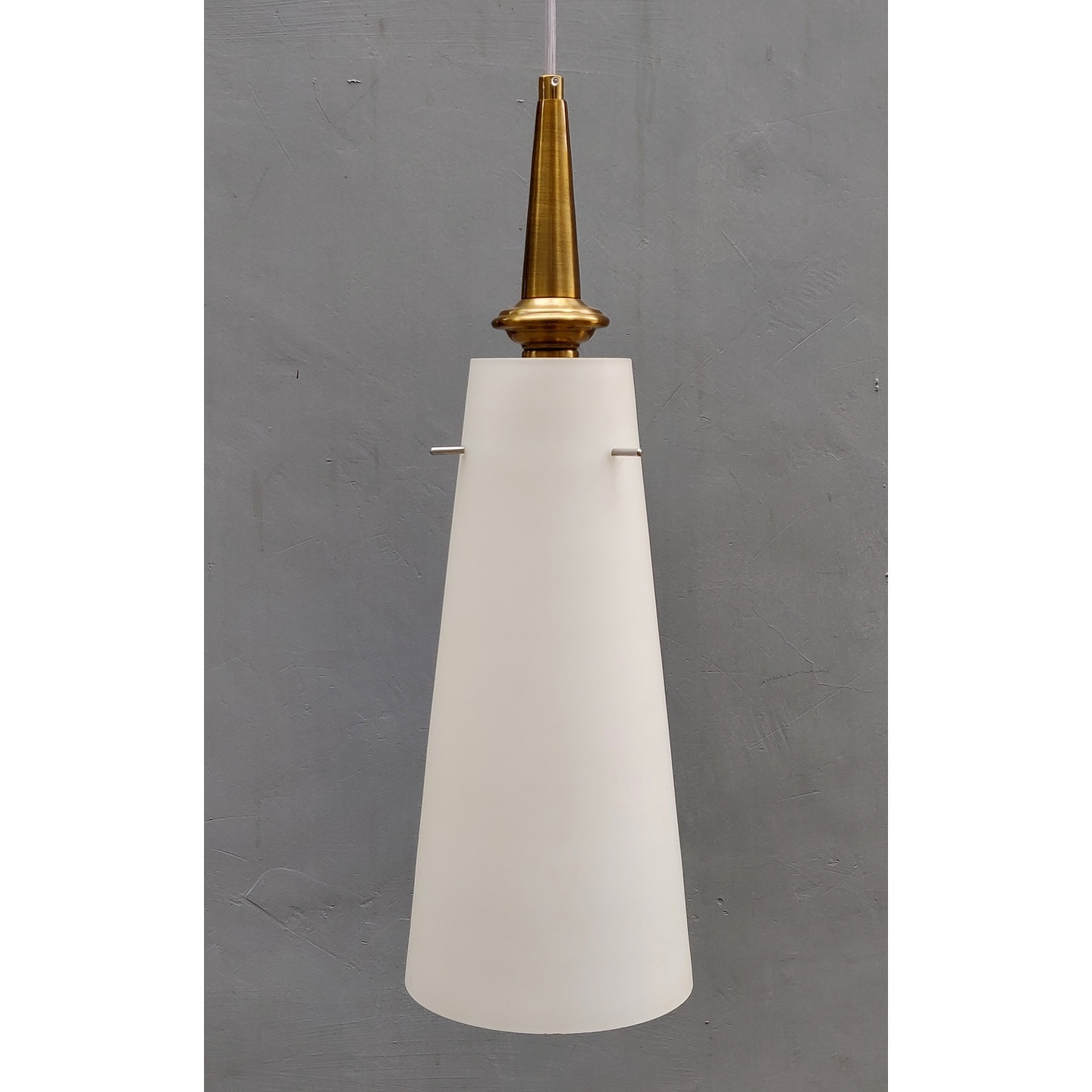 Conical glass Pendant Light