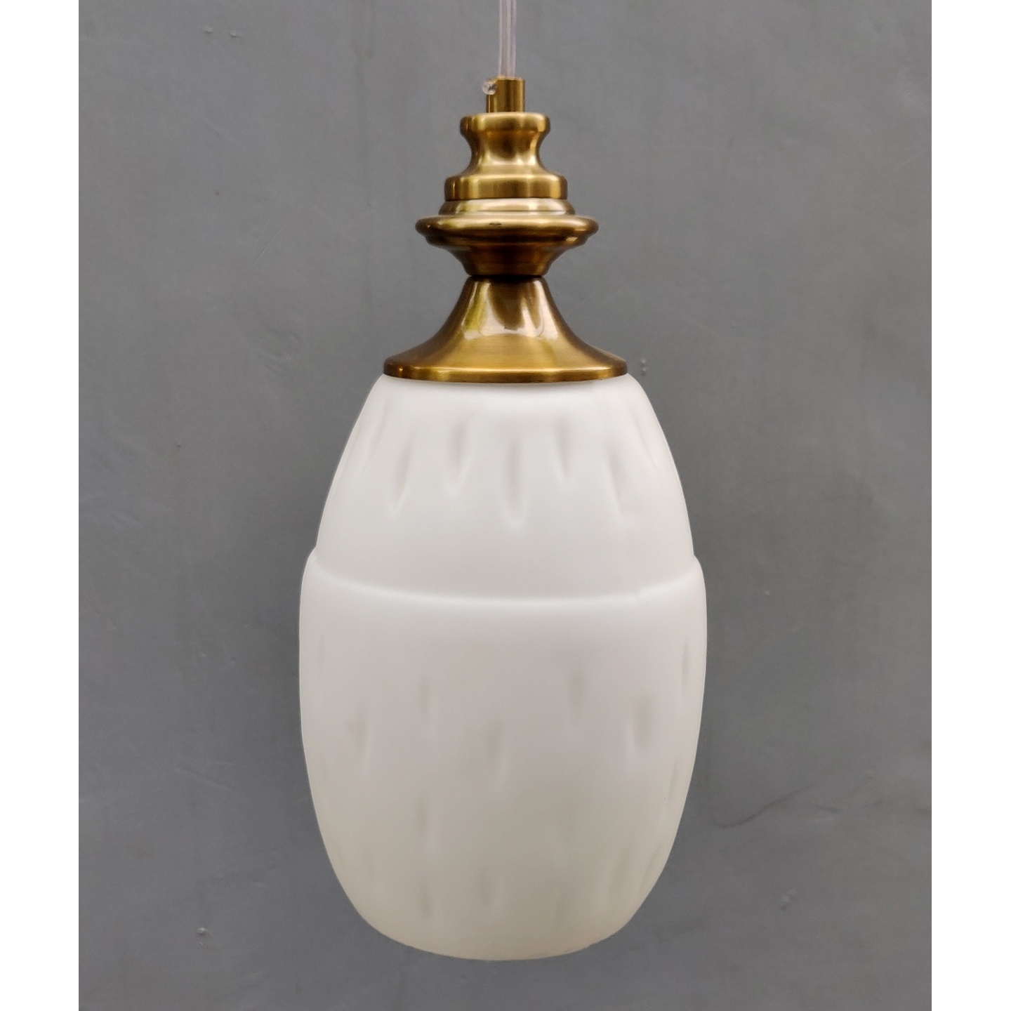 Spotted White Pendant Light