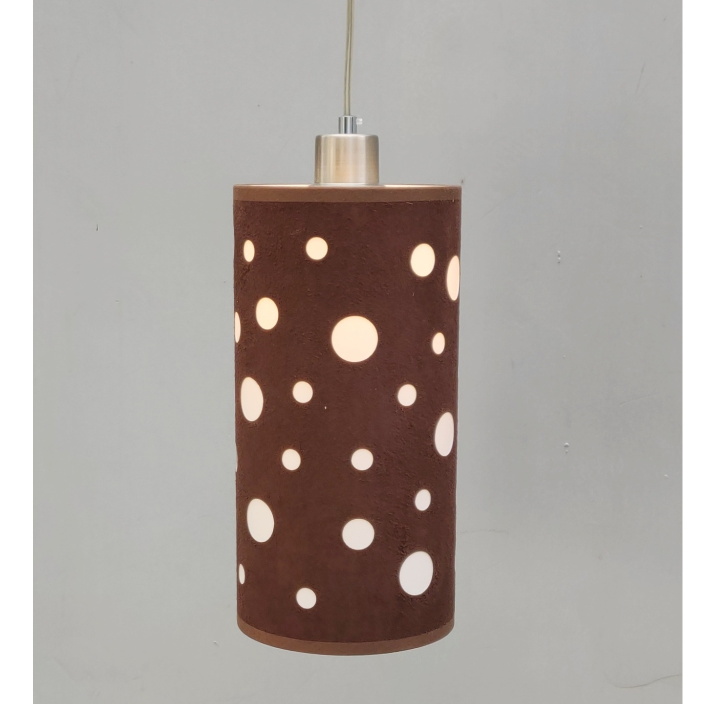 Brown Shade Spotted Hanging Light