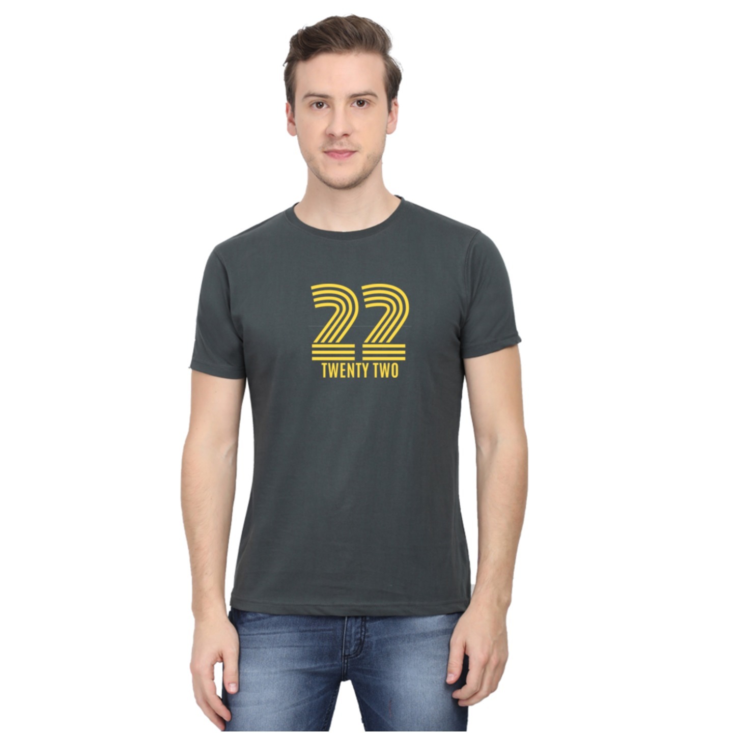 Round Neck Men T-Shirt 22