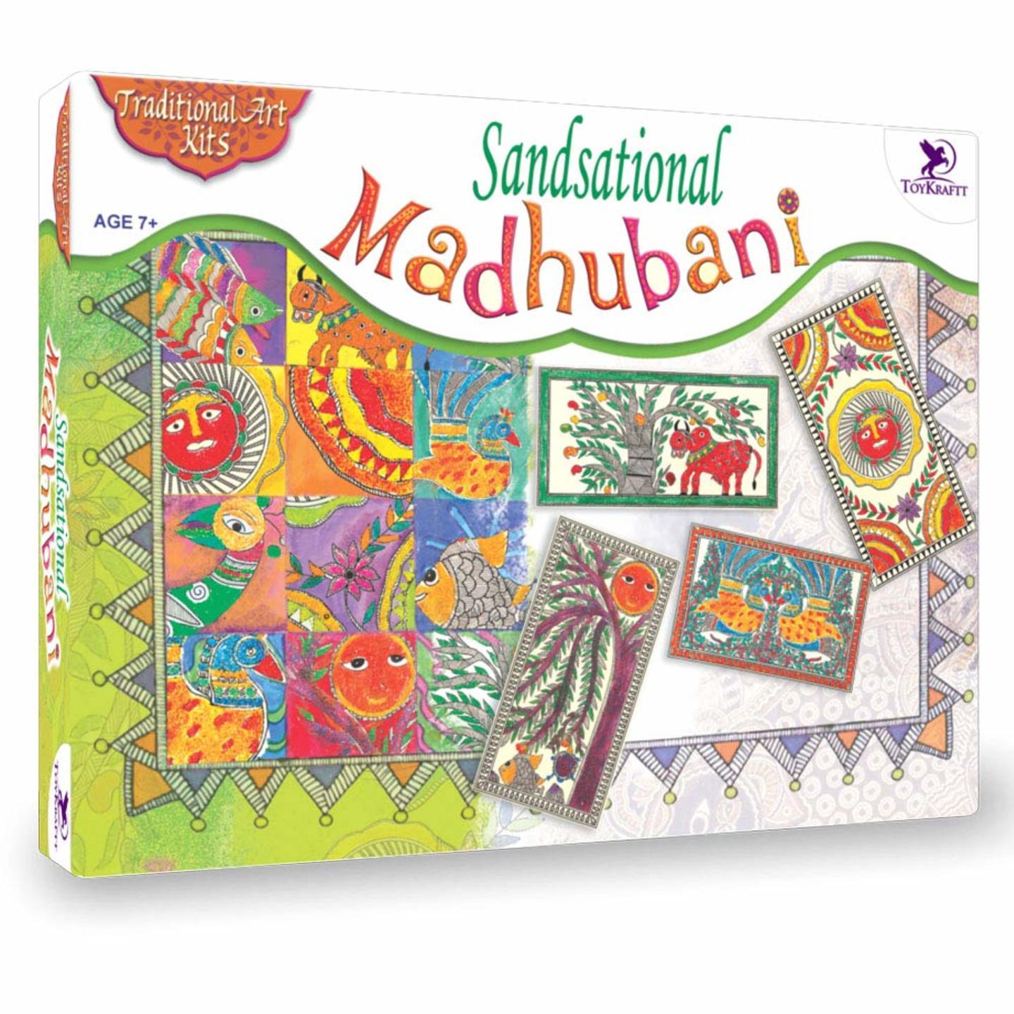 Sandsational Madhubani - Art & Craft Activity Kit for Kids