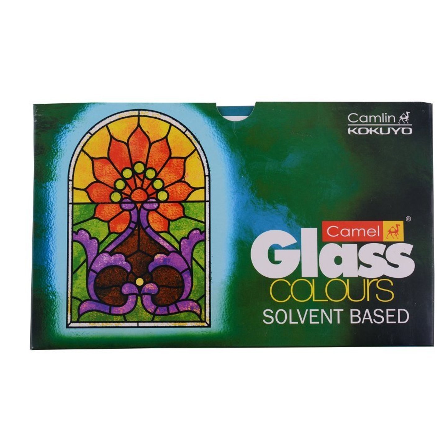 Camel Solvent Based Glass Color - 20ml Each, 5 Shades