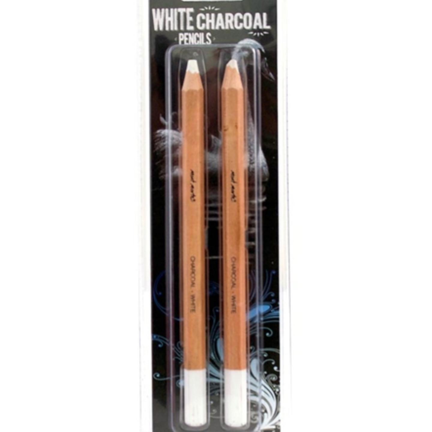 Signature Large White Charcoal Pencil 2Pcs