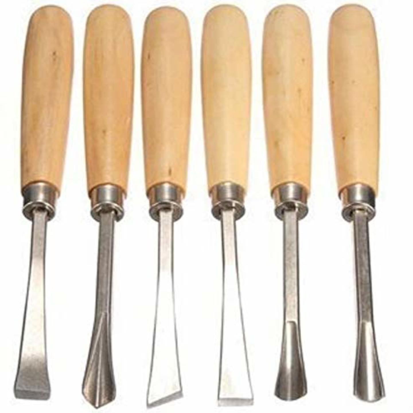 Golden Bullet 6pcs Wood Carving Chisel Set Heavy