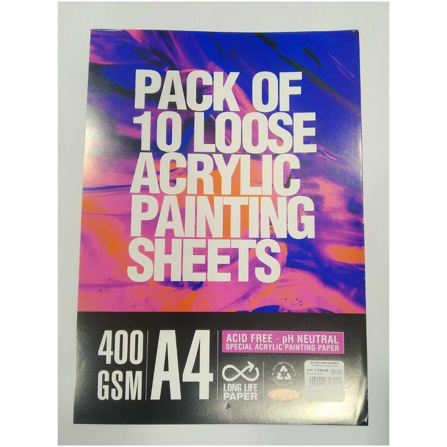 Anupam ACRYLIC SHEET A4 10S 400GSM