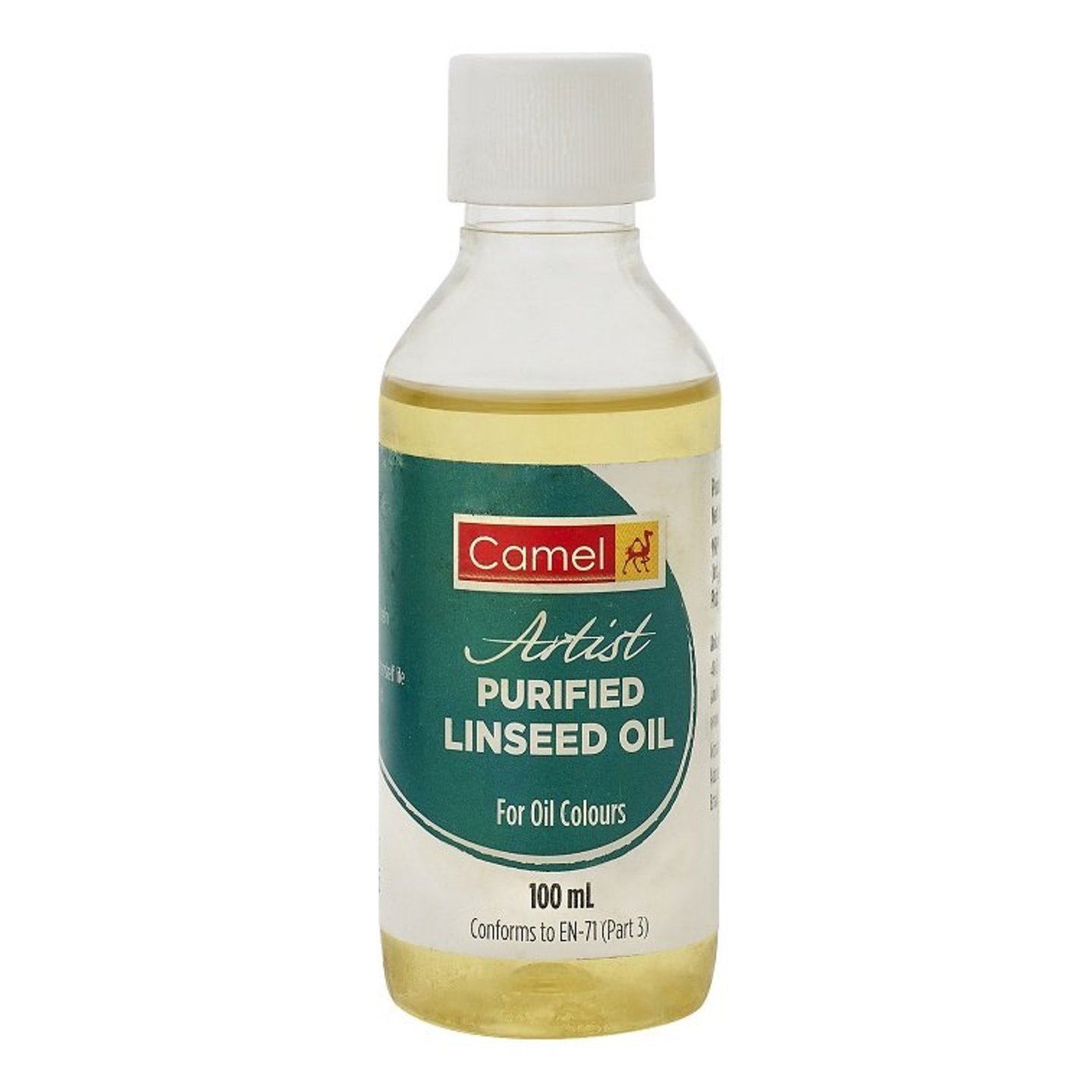 Camel Artist Purified Linseed Oil for Oil Color, 100ml