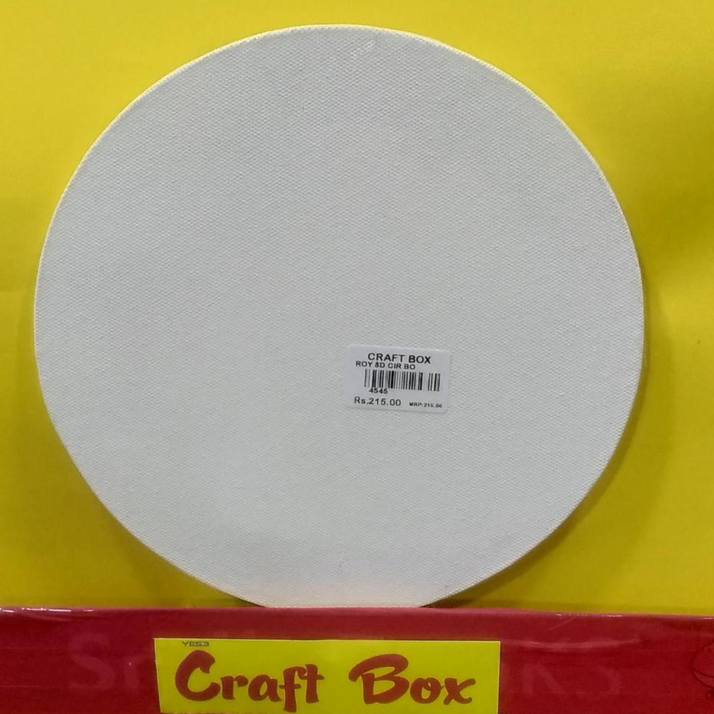 Canvas Board Circle 8 Dia