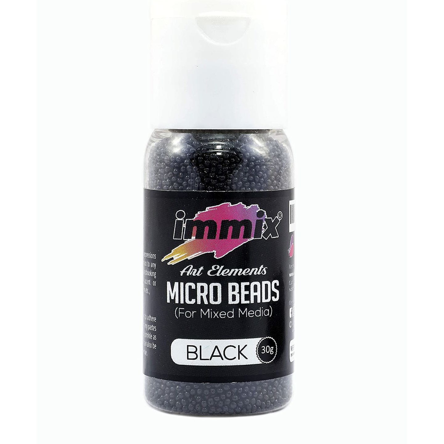 Immix Black Micro Beads