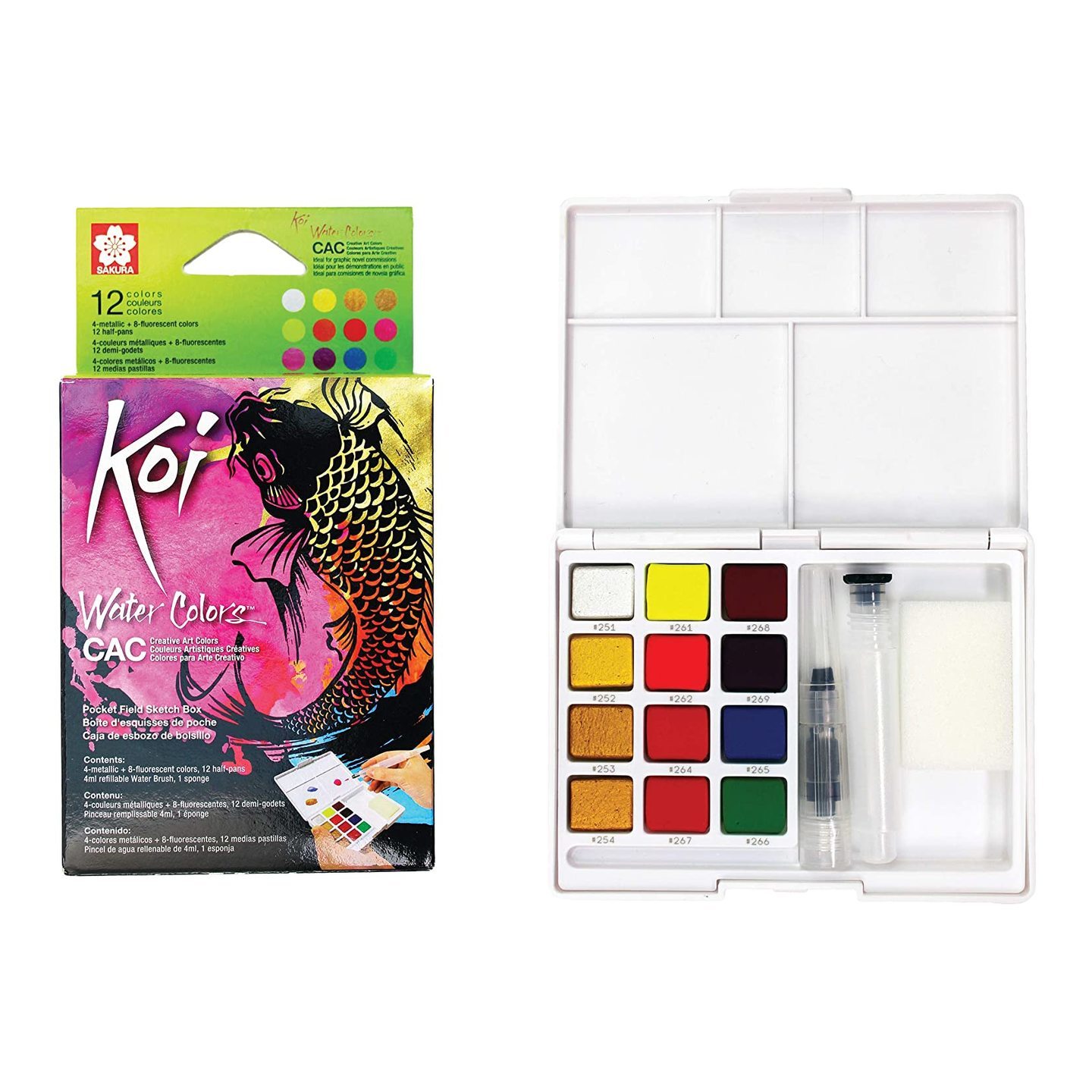 Sakura 12MH Koi Watercolor CAC Box 12 Color