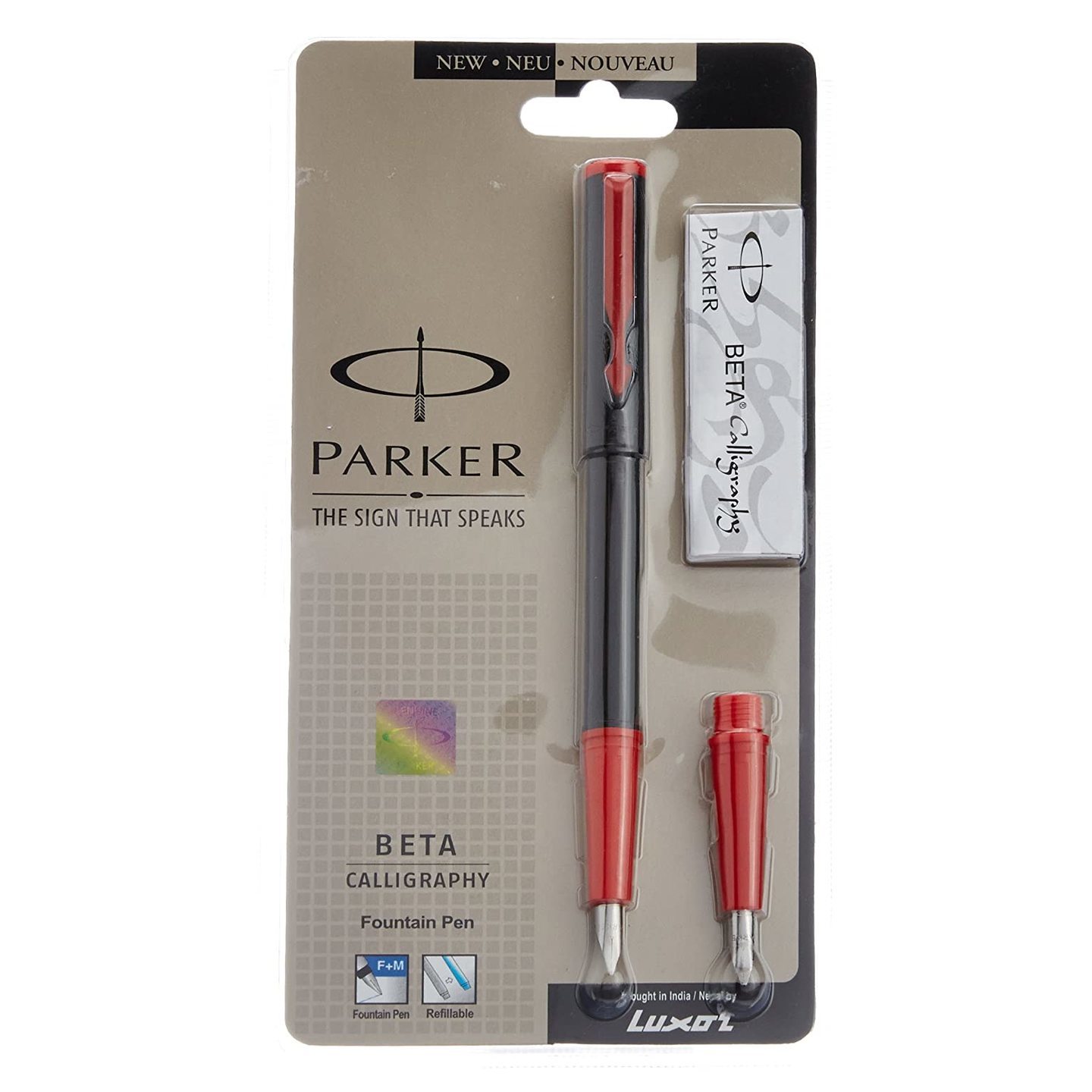 Parker Beta Standard Calligraphy FP Pen blue