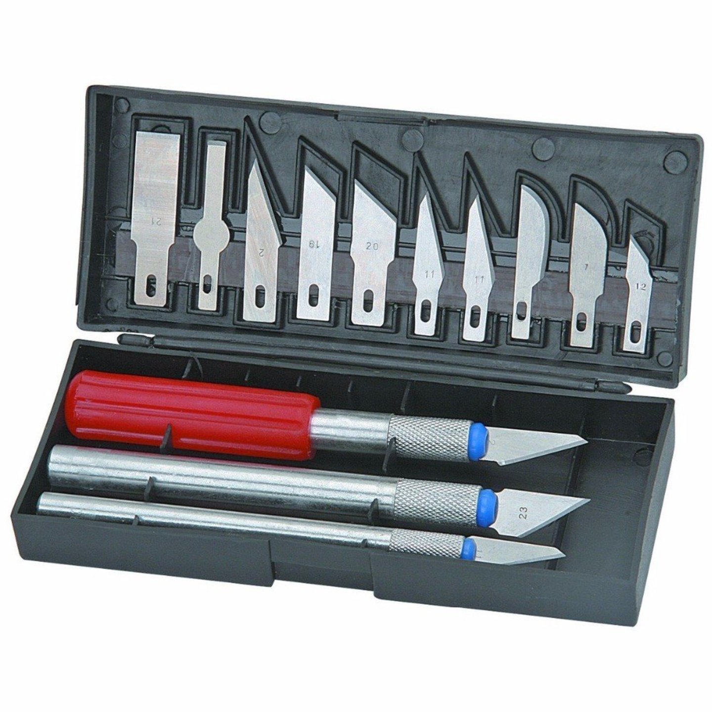 Multi-Function Hobby Knife Crafts Carving Cutter Graver Sculpting Art Tool Set13 Blades+3 Handle