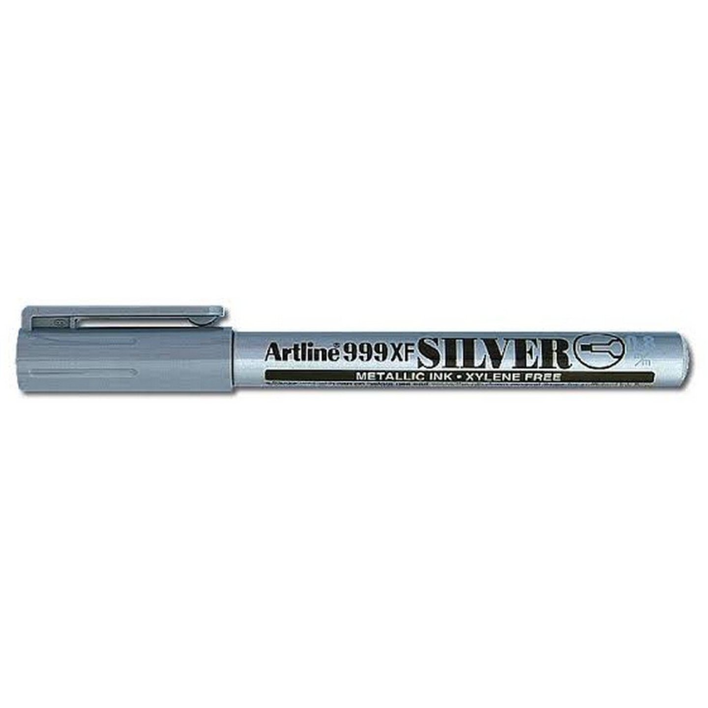 Artline 0.7mm Metal Tip Metallic Ink Silver Marker