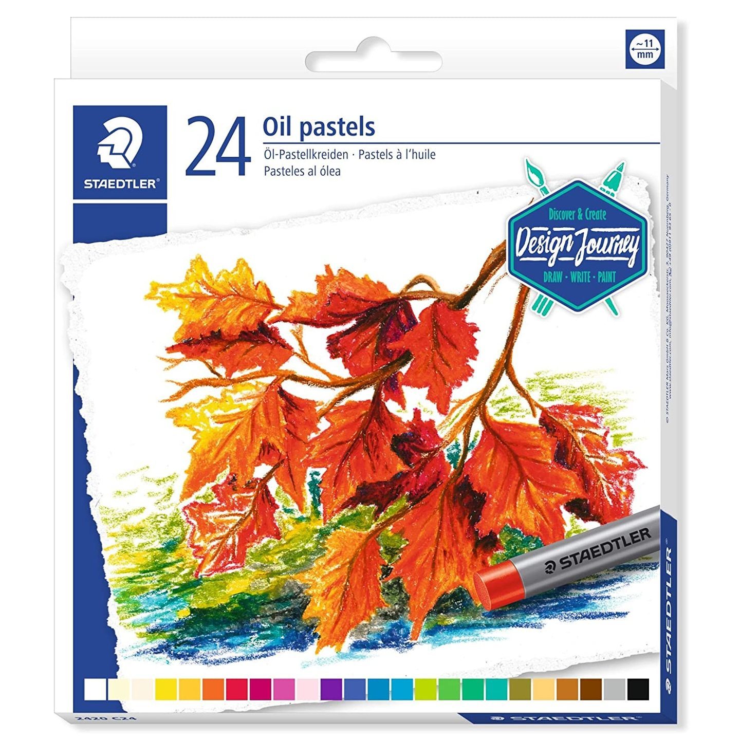 Staedtler Karat Oil Pastels Set - Pack of 24