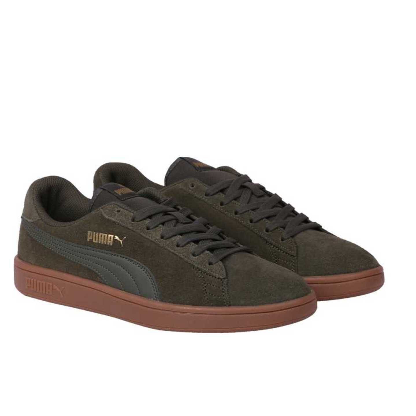 Puma Smash v2 Sneakers For Men  (Olive)
