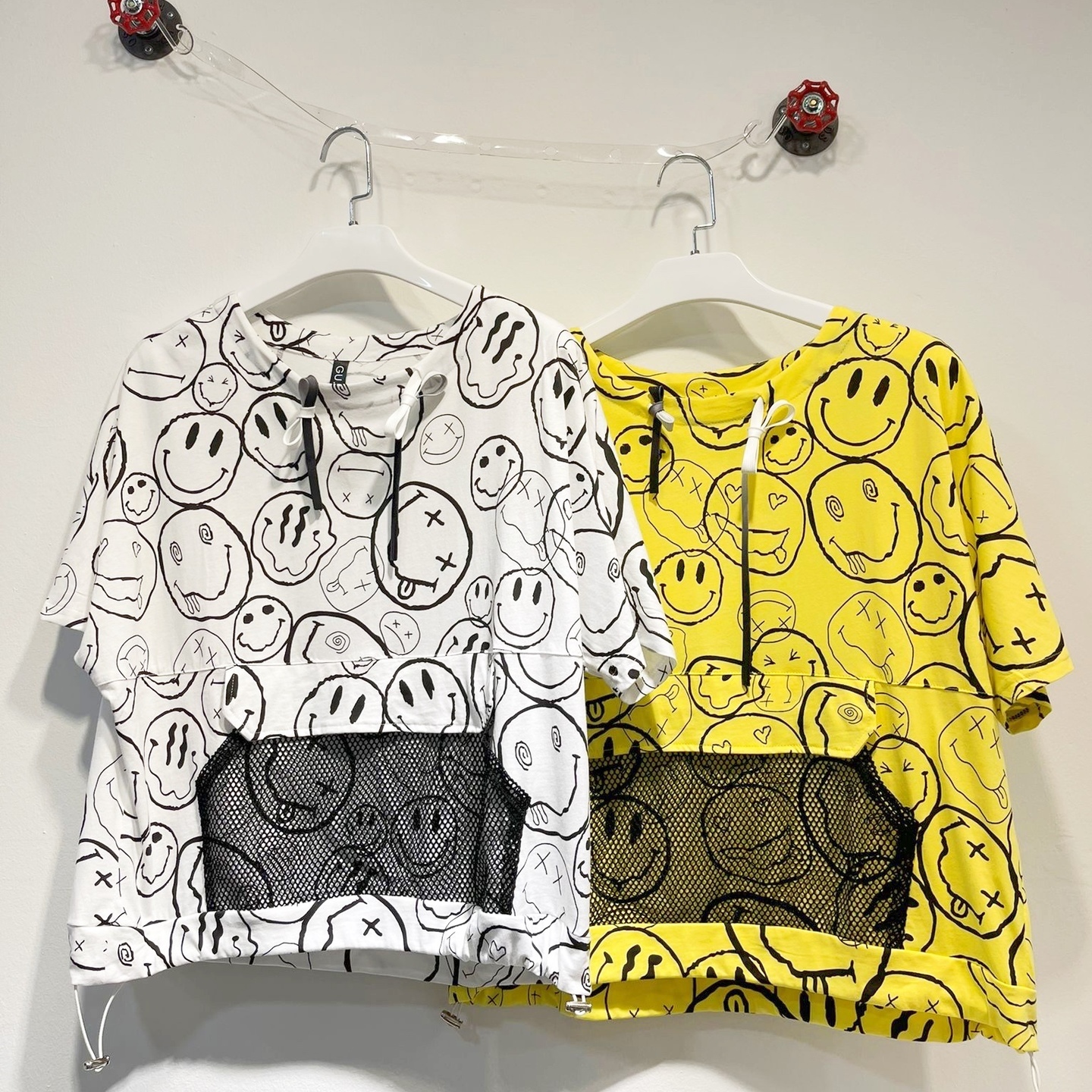 Smiley Hoodie Yellow