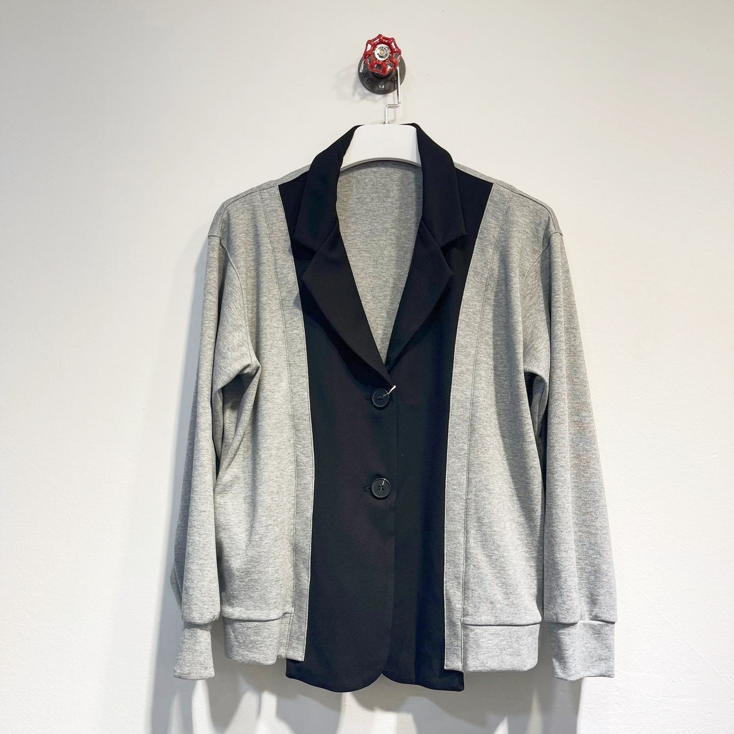 Fake Cardigan Sweater