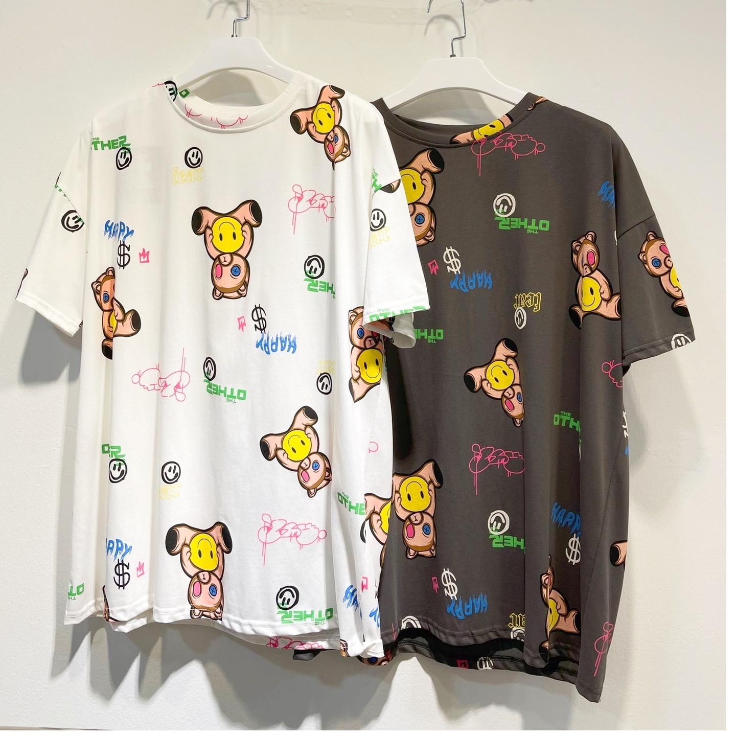 Pirate Bear Shirt  White