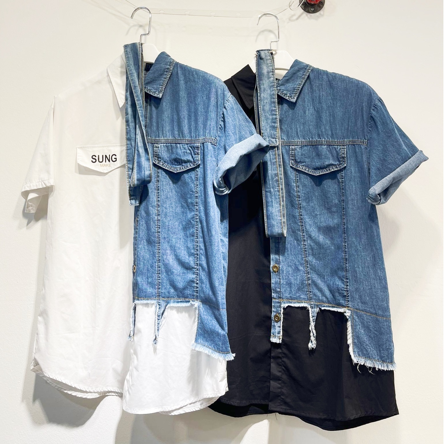 Yuan Yang Denim Shirt Black