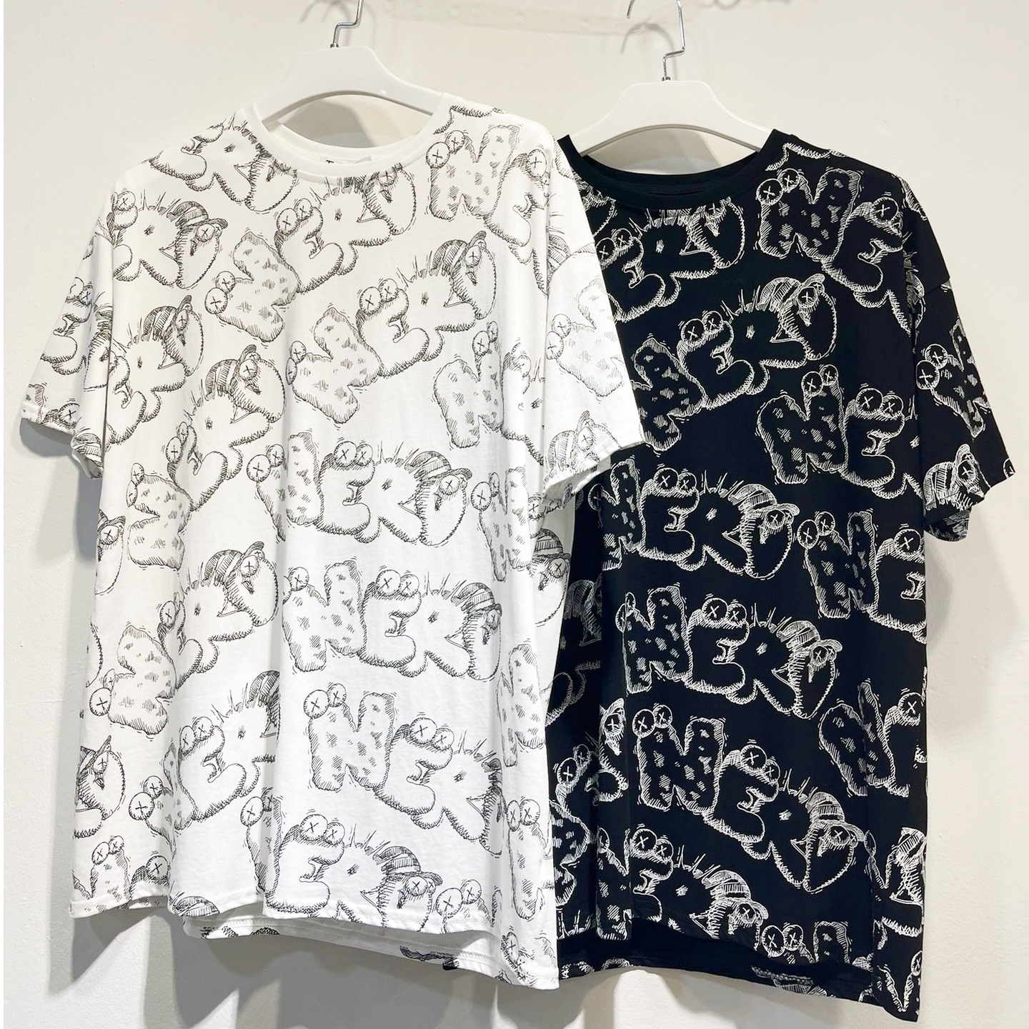 "Nero" Print Shirt (Black)
