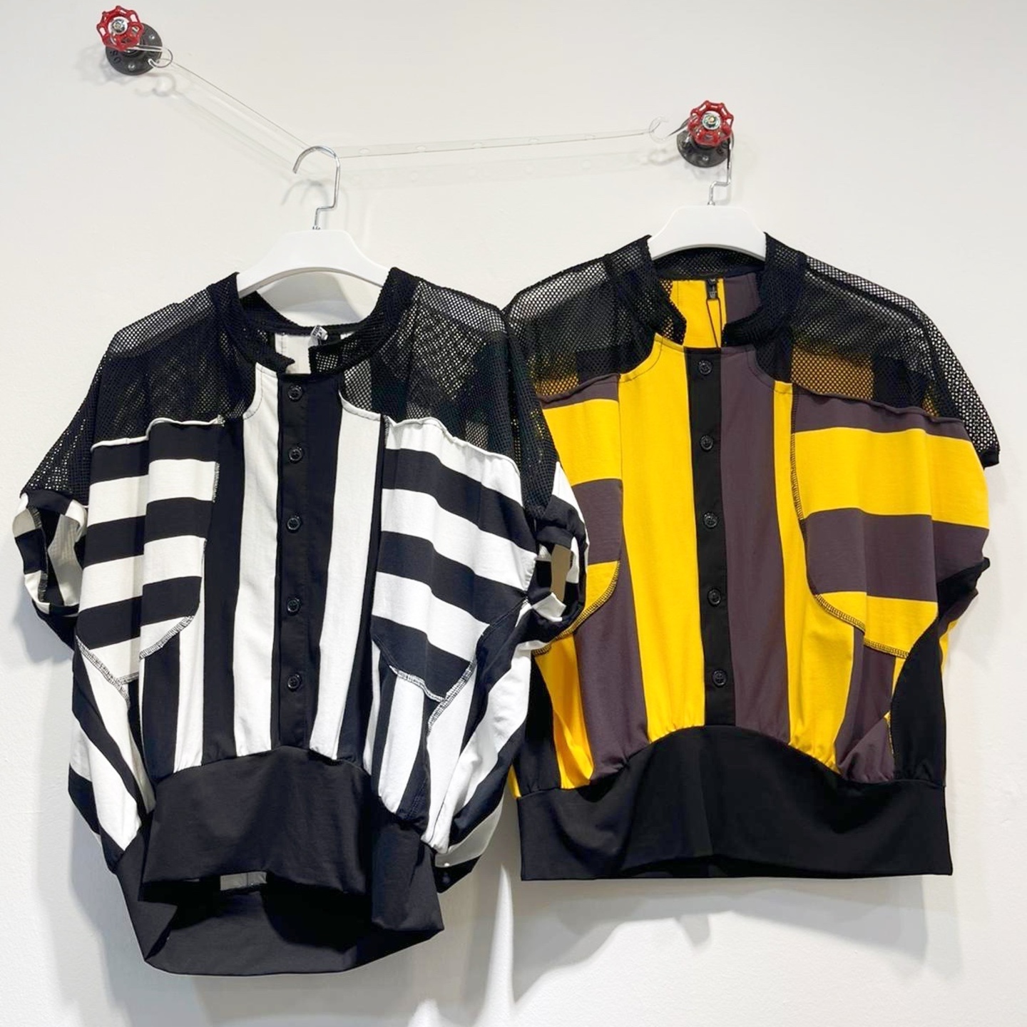 Stripe Shoulder Yellow